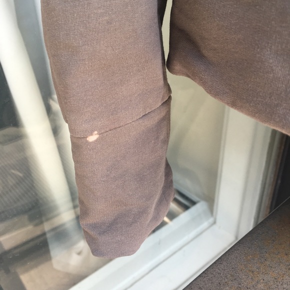 Grey MEC warmup jacket w small stain - Picture 4 of 6